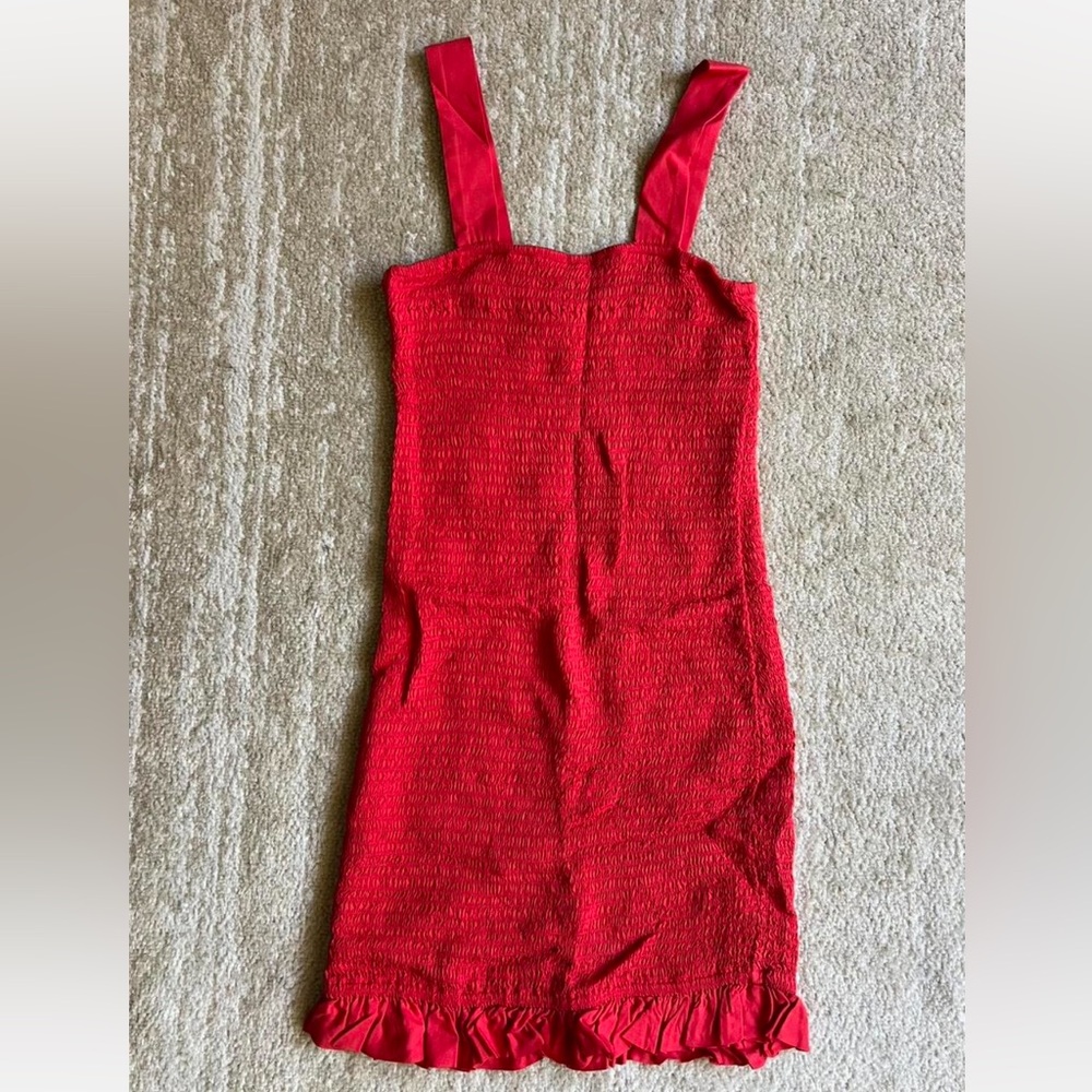 & Other Stories Vibrant Red Mini Dress